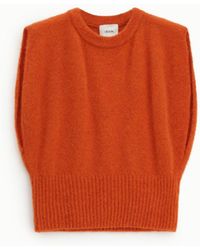 Dixie - Pull Sans Manches Col Rond Coupe Ample - Lyst