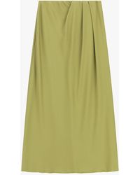 Dixie - Gonna Lunga A Vita Alta Con Drappeggio Frontale - Lyst