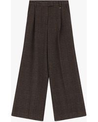 Dixie - Pantaloni Palazzo Stampati A Vita Alta - Lyst