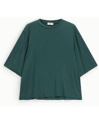 Dixie - Top Ampio Manica Al Gomito Girocollo Minimal - Lyst