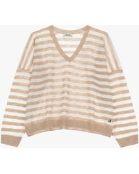 Dixie - Maglione A Righe Maniche Lunghe - Lyst