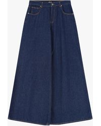 Dixie - Jeans A Gamba Ampia Con Vita Alta - Lyst