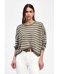 Dixie - Maglione A Righe Maniche Lunghe - Lyst