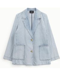 Dixie - Blazer Denim Con Bottoni E Tasche Applicate - Lyst