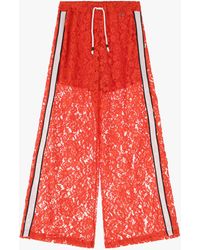 Dixie - Pantaloni Ampi Pizzo Con Banda Laterale - Lyst