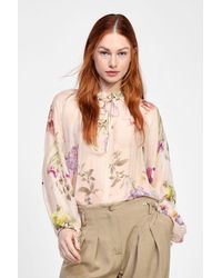 Dixie - Camicia Stampa Floreale Maniche Lunghe - Lyst