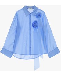 Dixie - Camicia Con Dettagli Floreali E Chiusura A Bottoni - Lyst