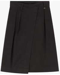 Dixie - Gonna A Portafoglio Midi Vita Alta Con Dettagli Sartoriali - Lyst