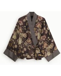 Dixie - Blazer Stampato A Fiori Con Maniche Ampie - Lyst