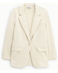 Dixie - Blazer À Bouton Unique Avec Revers Et Poches À Rabat - Lyst