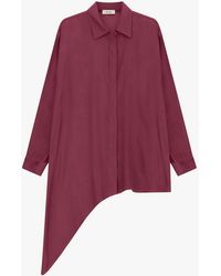 Dixie - Chemise Motif Jacquard À Coupe Asymétrique - Lyst