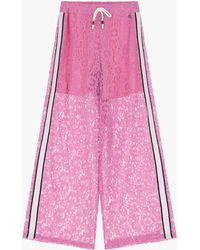 Dixie - Pantaloni Ampi Pizzo Con Banda Laterale - Lyst