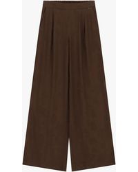Dixie - Pantalon Palazzo Taille Haute À Motif Fleuri - Lyst