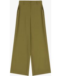 Dixie - Trousers Palazzo Vita Alta Con Tasche Laterali - Lyst