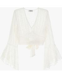 Dixie - Top A Righe Con Maniche Lunghe - Lyst