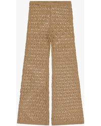 Dixie - Pantalon Évasé Avec Motif Ajouré - Lyst