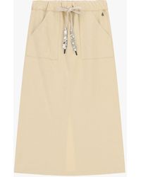 Dixie - Gonna Lunga Con Tasche Frontali E Coulisse Gioiello - Lyst