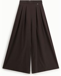 Dixie - Pantaloni Palazzo Vita Alta Con Pince - Lyst