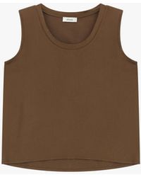 Dixie - Canotta Casual Con Scollo Tondo - Lyst