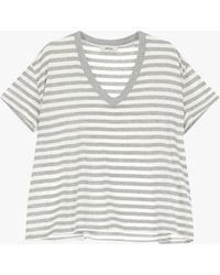 Dixie - Maglietta Maniche Corte A Righe - Lyst