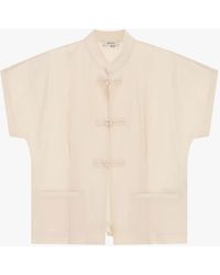 Dixie - Chemise Manches Courtes À Fermeture Nouée - Lyst