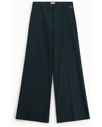 Dixie - Pantaloni Palazzo Con Piega Centrale E Passanti - Lyst