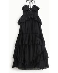 Dixie - Abito Lungo Con Balze E Spalline - Lyst