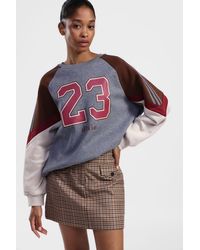 Dixie - Felpa Collo Rotondo Maniche Lunghe - Lyst
