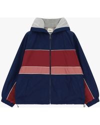 Dixie - Giubbotto Bomber Con Cappuccio E Dettagli A Blocchi - Lyst