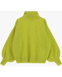 Dixie - Pull Col Roulé Manches Longues Amples - Lyst