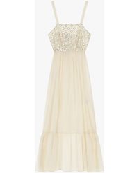 Dixie - Abito Lungo Con Stampa E Spalline - Lyst