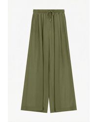 Dixie - Pantalon Palazzo Taille Haute À Cordon - Lyst