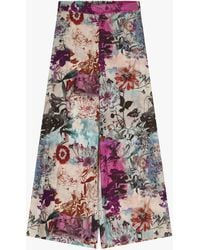 Dixie - Pantaloni Ampi Con Stampa Floreale - Lyst