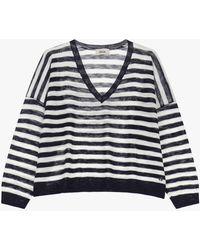 Dixie - Maglione A Righe Maniche Lunghe - Lyst