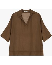 Dixie - Chemise Col Classique Et Manches Au Coude - Lyst