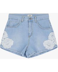 Dixie - Shorts Avec Broderies Et Coupe Classique - Lyst