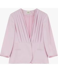 Dixie - Blazer Con Pieghe E Chiusura A Bottone - Lyst