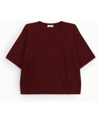 Dixie - T-Shirt Manches Courtes Logo Brodé - Lyst