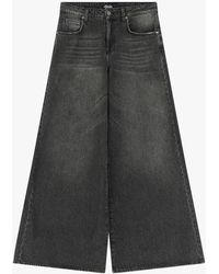 Dixie - Jeans A Gamba Ampia Con Vita Alta - Lyst