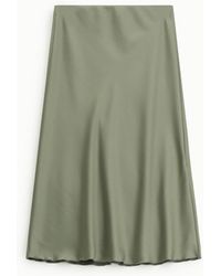 Dixie - Jupe Longue Taille Haute Coupe Fluide - Lyst