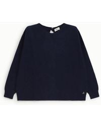 Dixie - Pull Col Rond Détail Ouverture Dos Et Manches Longues - Lyst