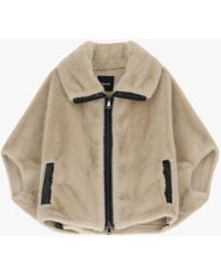 Dixie - Eco-Fur Con Zip E Collo Ampio - Lyst