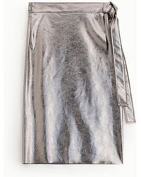 Dixie - Jupe Longue Taille Haute Avec Ceinture Nouée - Lyst