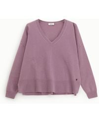 Dixie - Maglione Girocollo Ampio Con Maniche Lunghe - Lyst