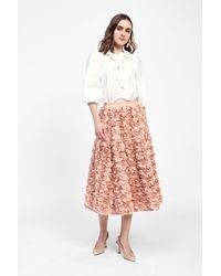 Dixie - Gonna A Fiori Tridimensionali Con Vita Alta - Lyst