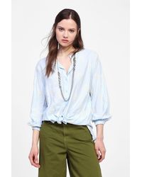 Dixie - Camicia Ricamata Con Colletto Coerano E Bottoni - Lyst