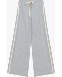 Dixie - Pantalon Palazzo À Bandes Latérales Taille Haute - Lyst