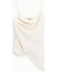 Dixie - Top Asymétrique À Fines Bretelles Drapé - Lyst