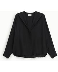 Dixie - Camicia Ampia V Con Maniche Lunghe - Lyst