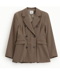Dixie - Blazer Croisé À Poches Passepoilées - Lyst